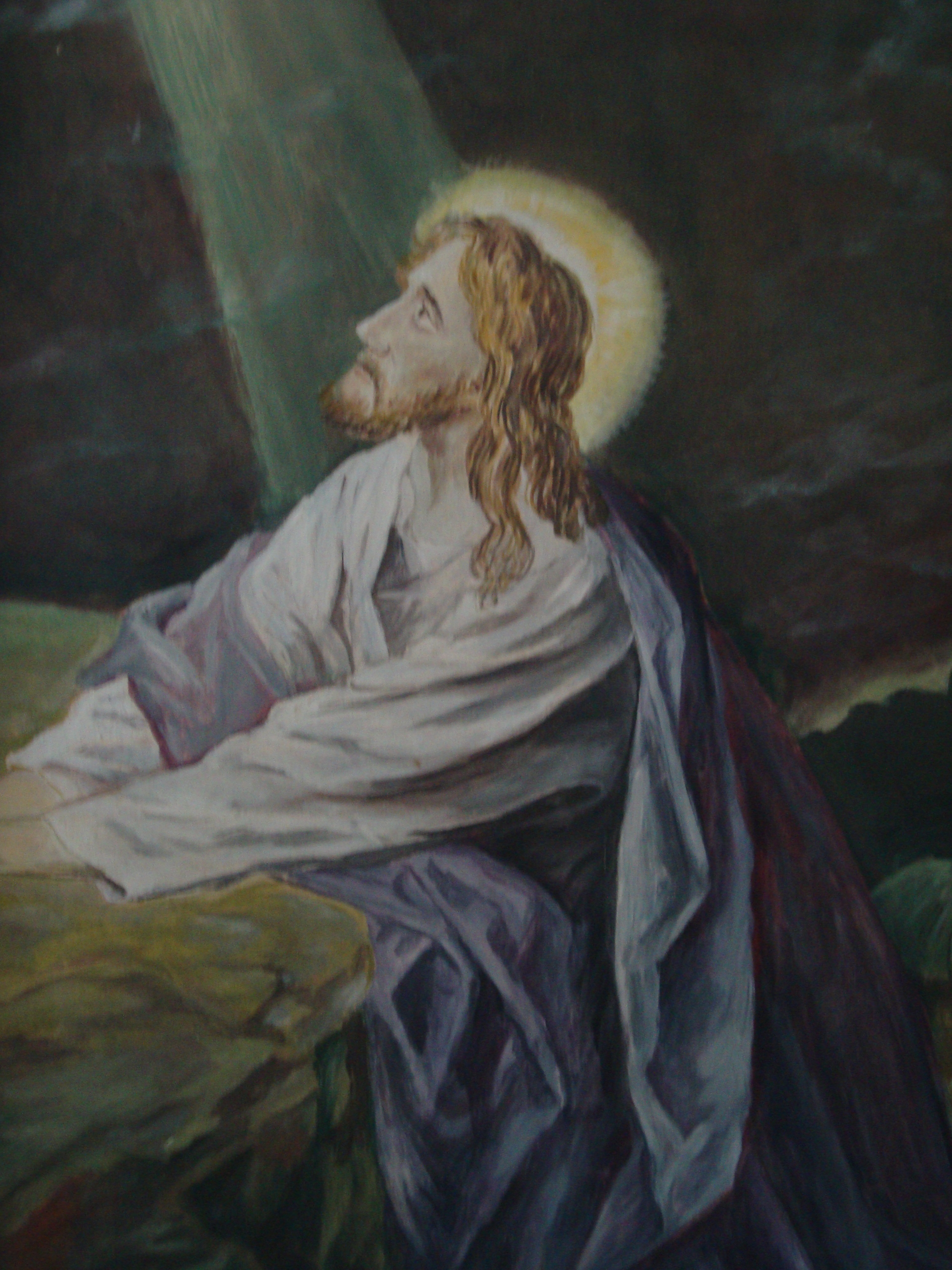 Jesus praying